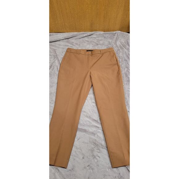 White House Black Market Pants - White House Black Market Pants Women's 14 Tan Camel Elle Slim Ankle Career Work